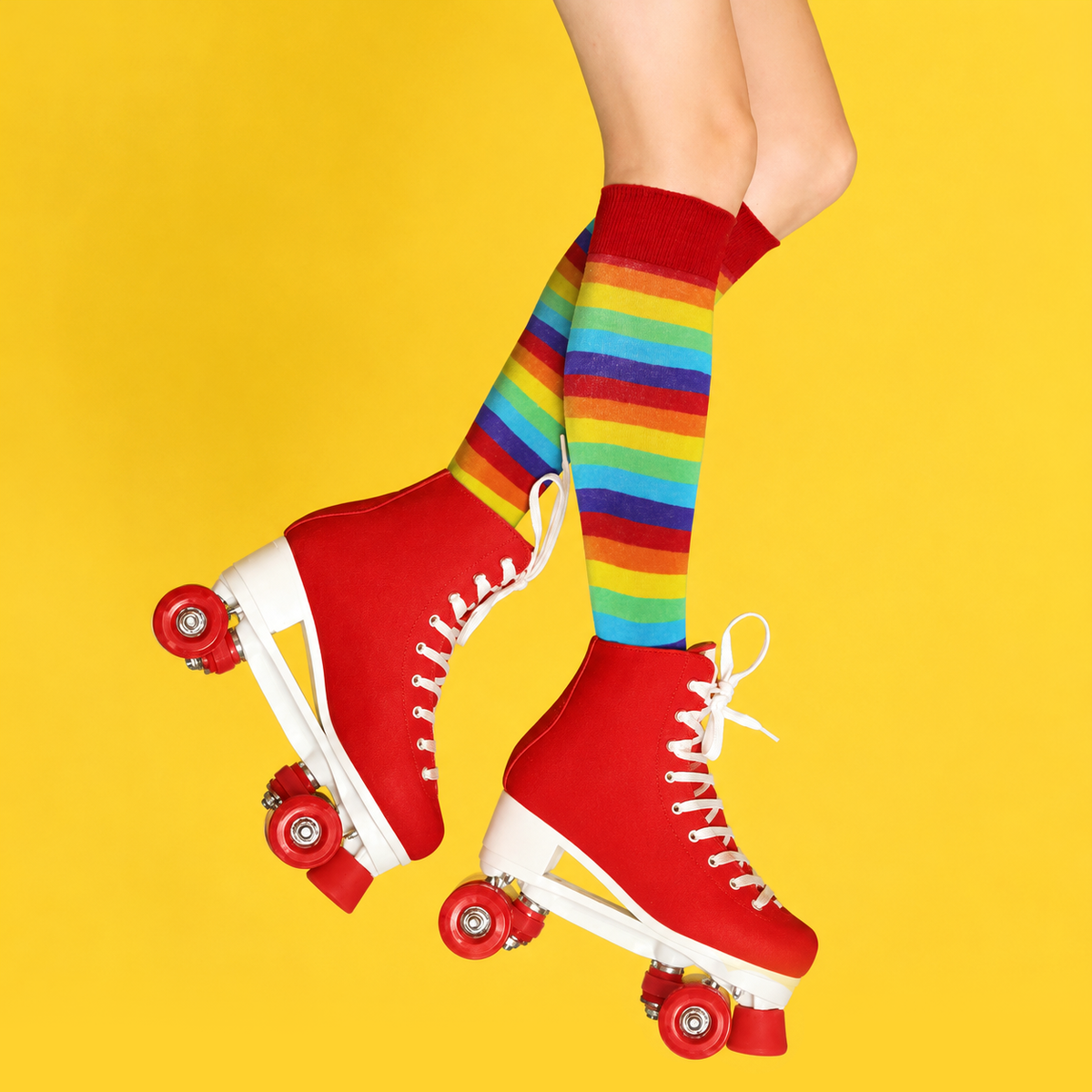 Rainbow Knee High Socks