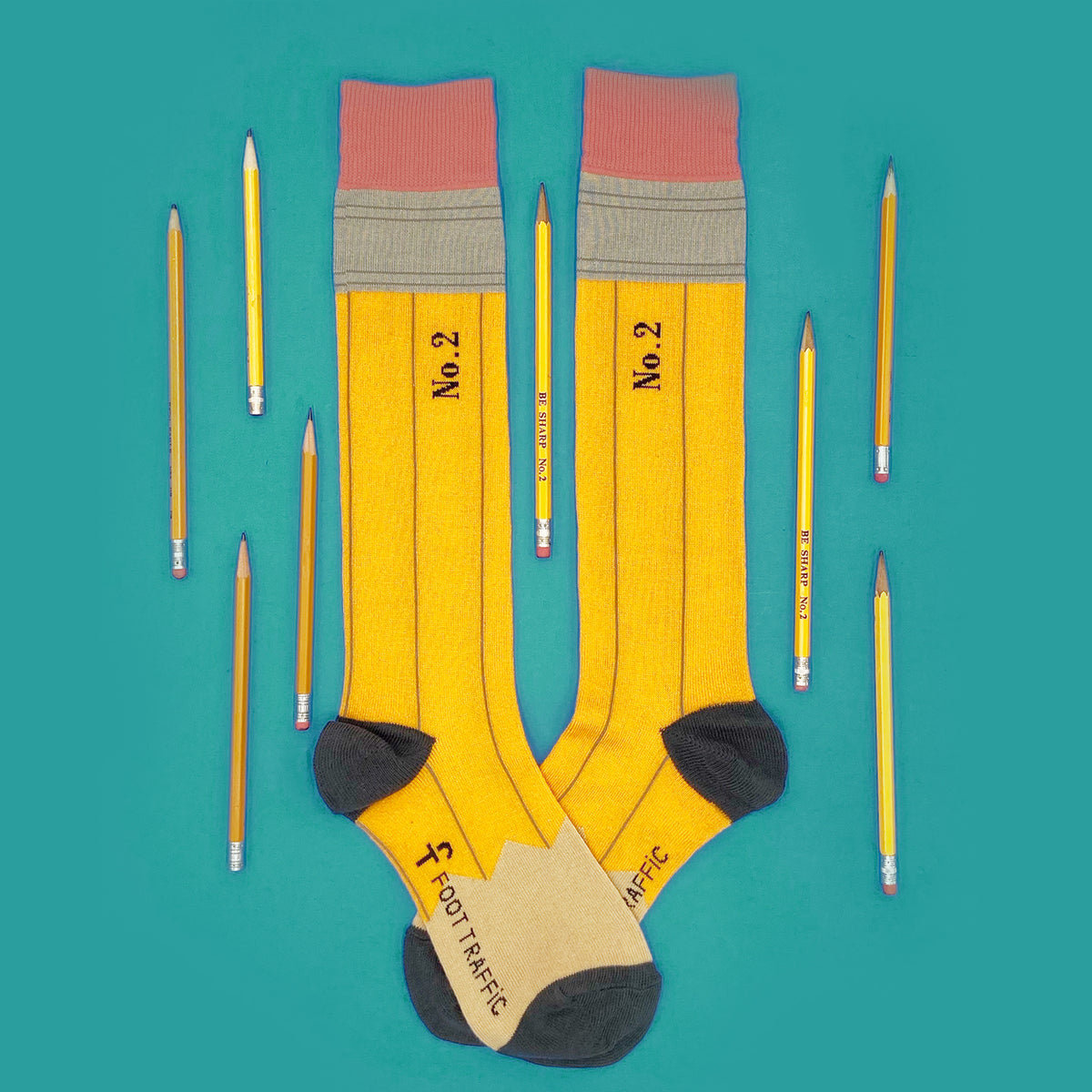 Pencil Knee High Socks