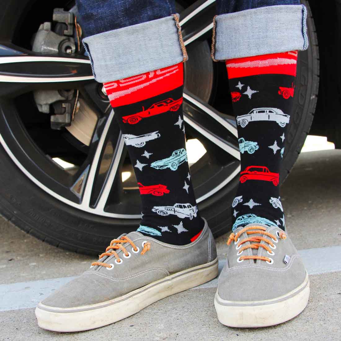 Men's Vintage Cars Socks