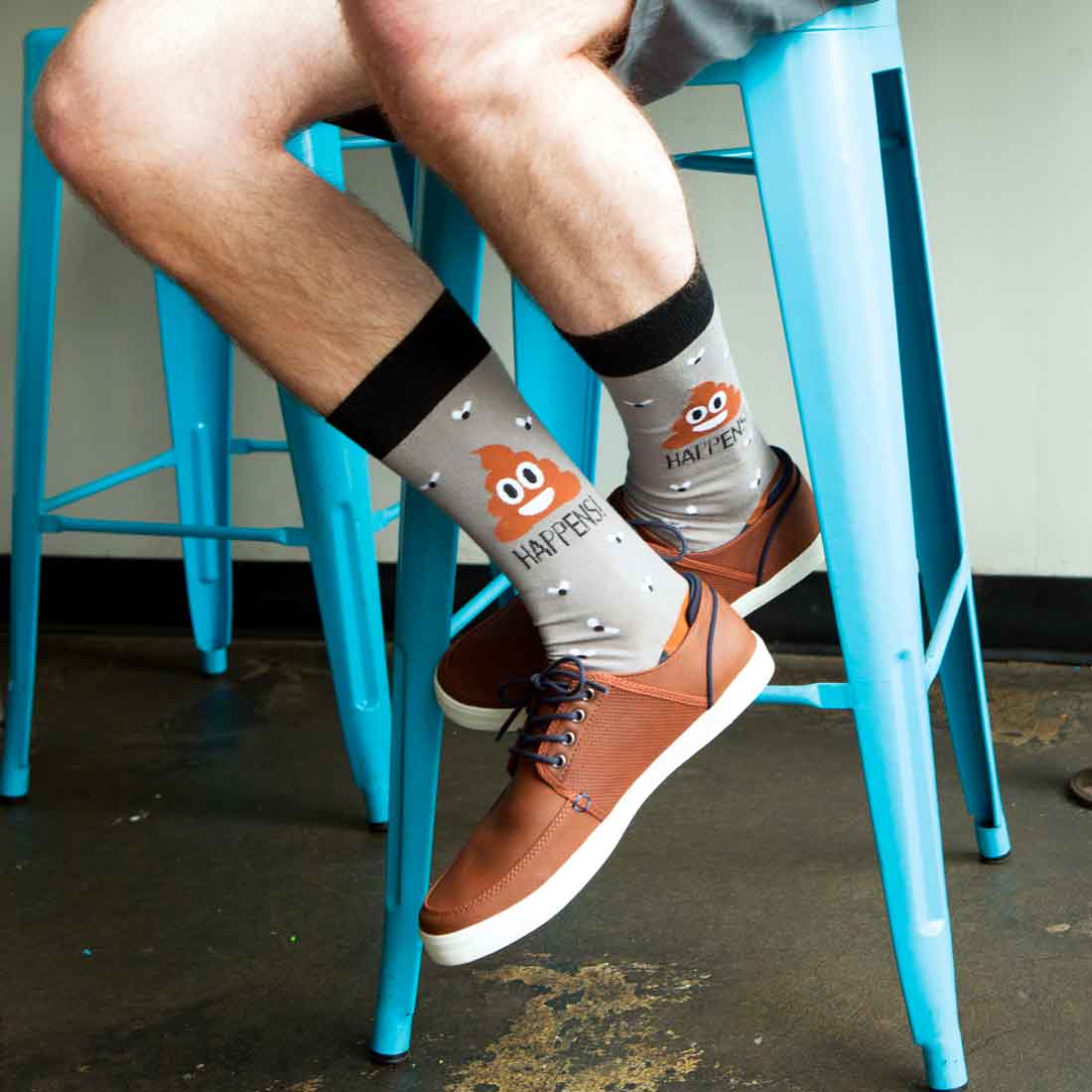 Men's Poop Happens Socks
