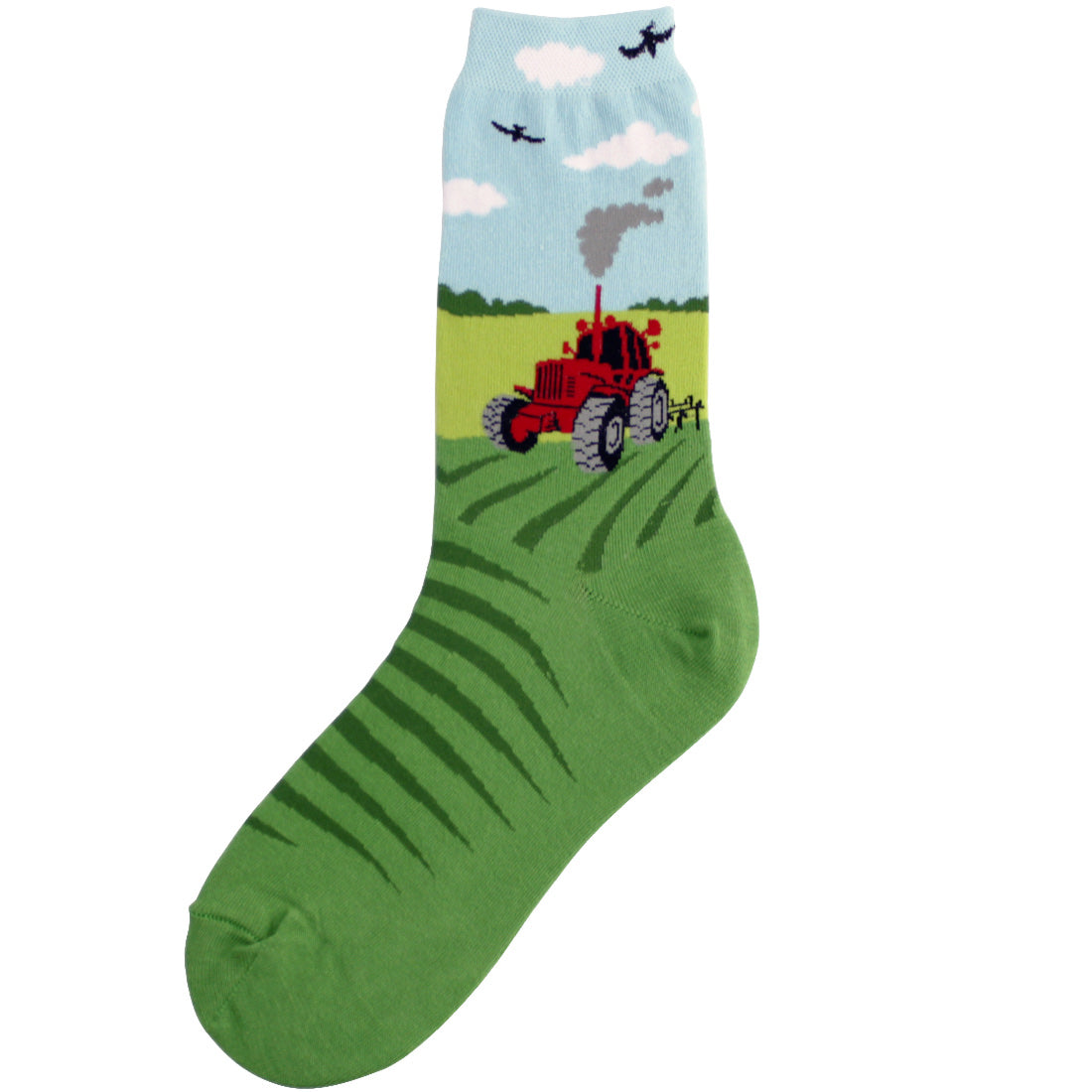 Red Farm Tractor Women's Socks
