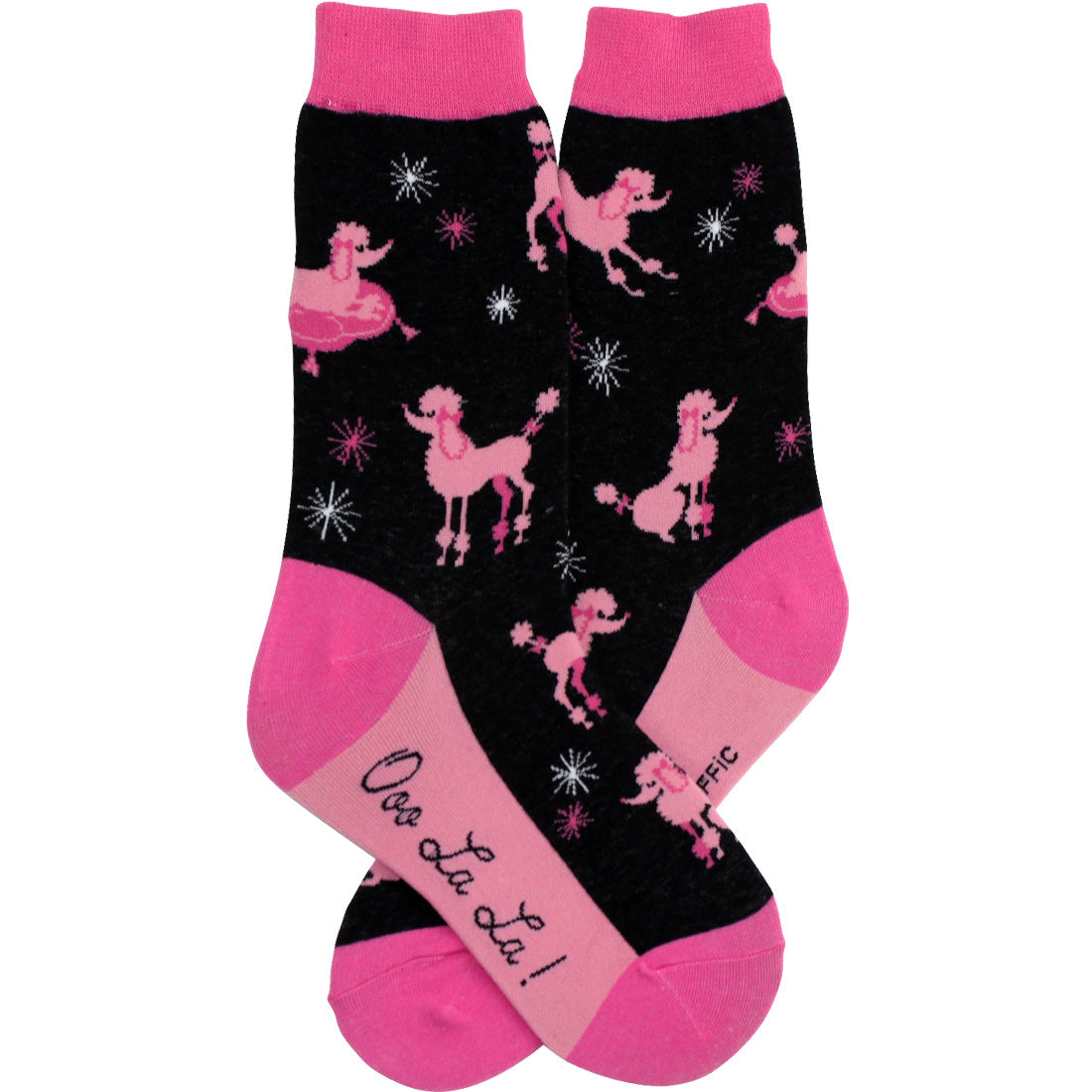 Pink Poodle Women's Socks