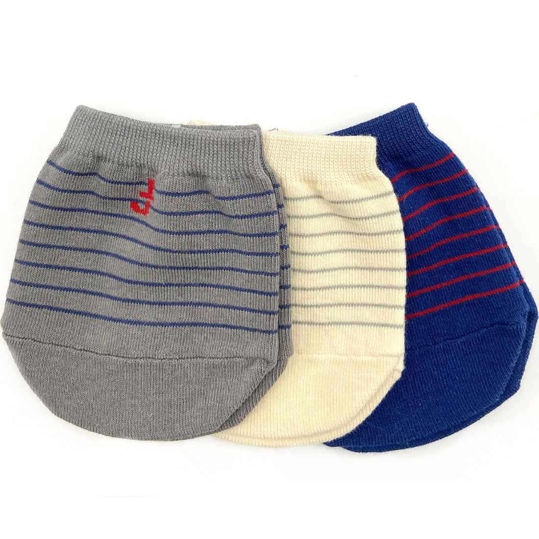 Stripes Half Socks Three Pack