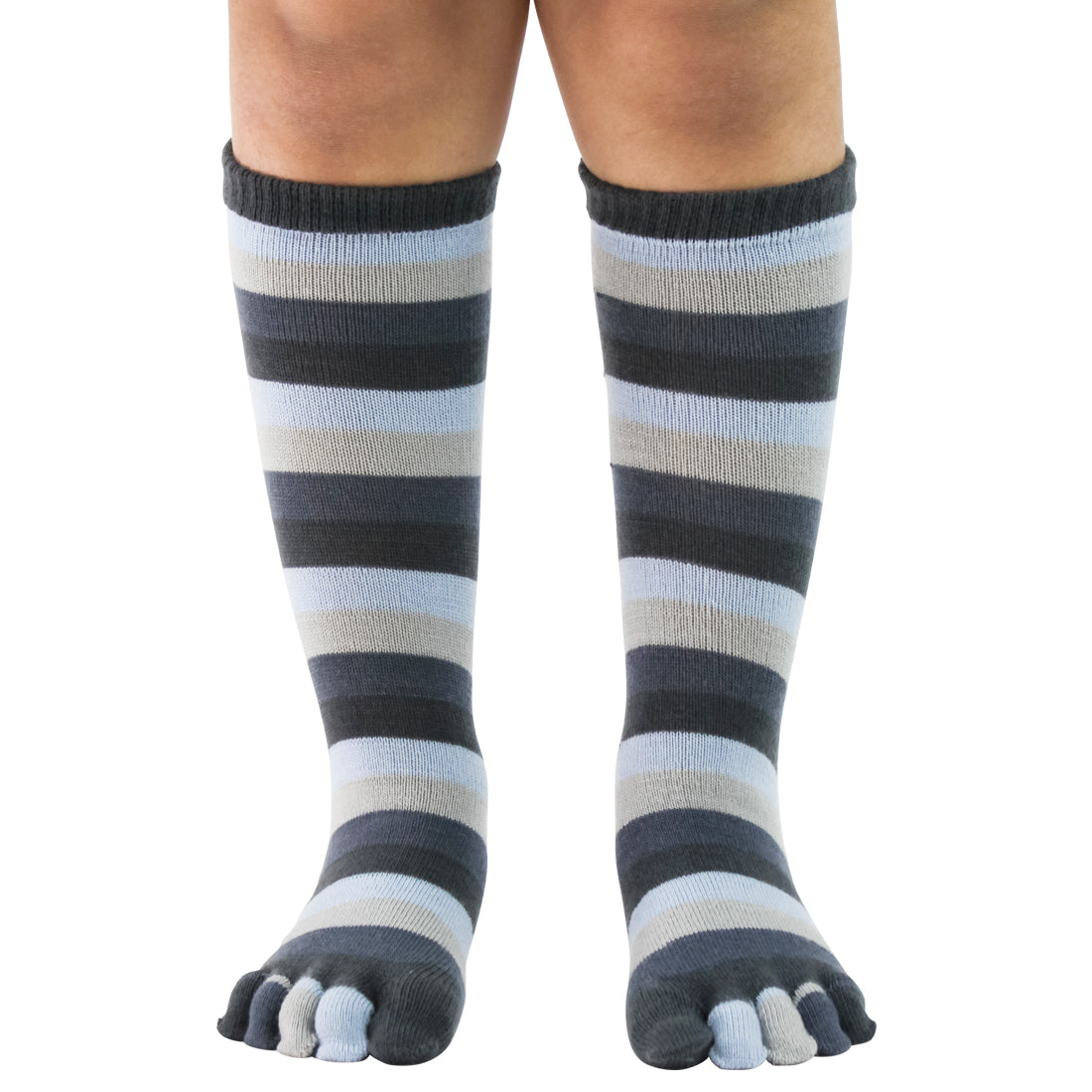 Kid's Denim Stripe Toe Socks