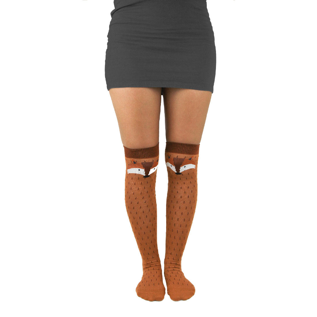 Fox Over The Knee Socks