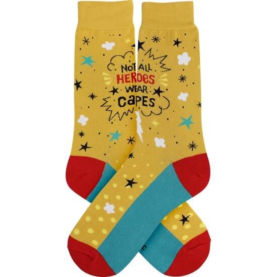 Men's Not All Heroes Wear Capes Socks