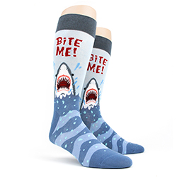 Men's Bite Me Socks sidefront