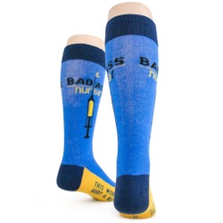 Men's Badass Nurse Socks pair