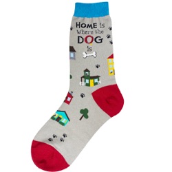 Home Is Where The Dog Is Women's Socks