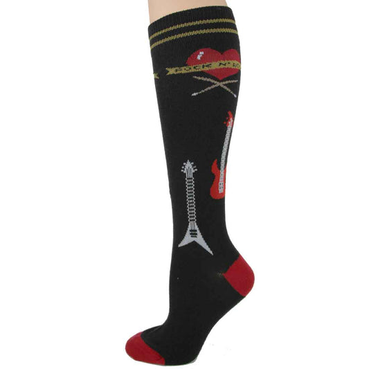 Rock n' Roll Knee High Socks