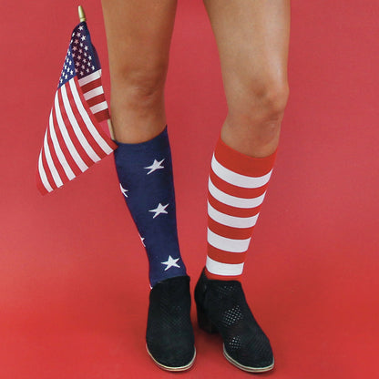 Stars and Stripes Knee High Socks
