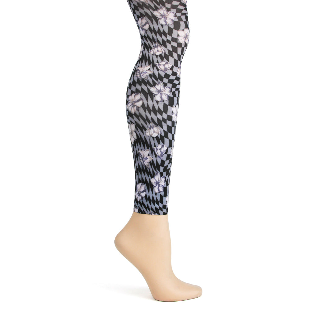 Optic Floral Trouser Socks