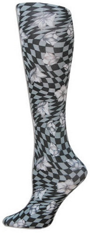 Optic Floral Tights-Large/Tall