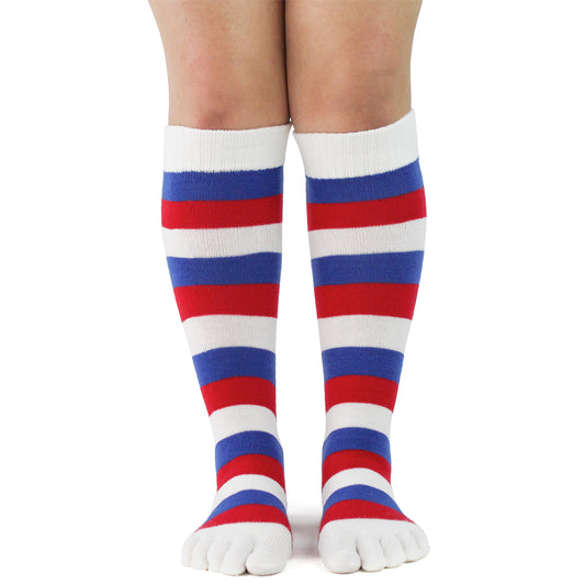 Kids Red White and Blue Toesock