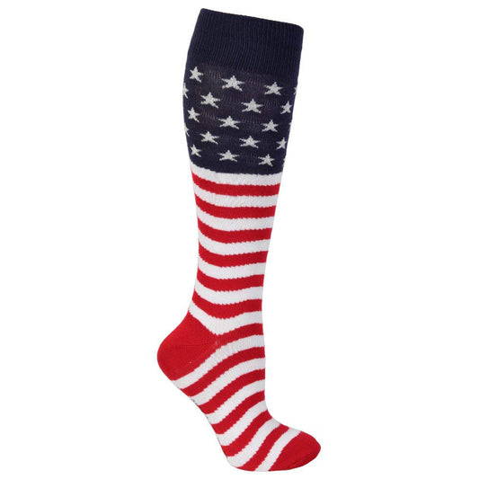 American Flag Knee High Socks