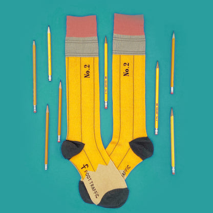 Pencil Knee High Socks