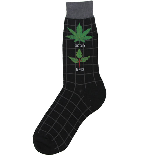 Men's Good/Bad Weed Socks