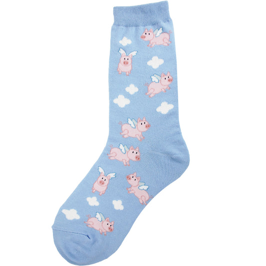 When Pigs Fly Women's Sock