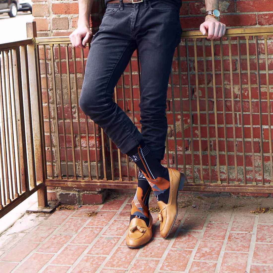 Men's Musical Strings Socks