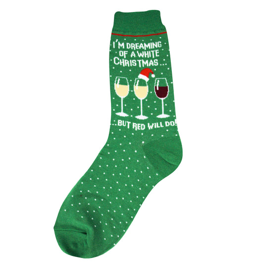 White Christmas Women's Socks