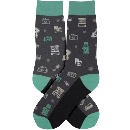 Camera Men's Novelty Socks