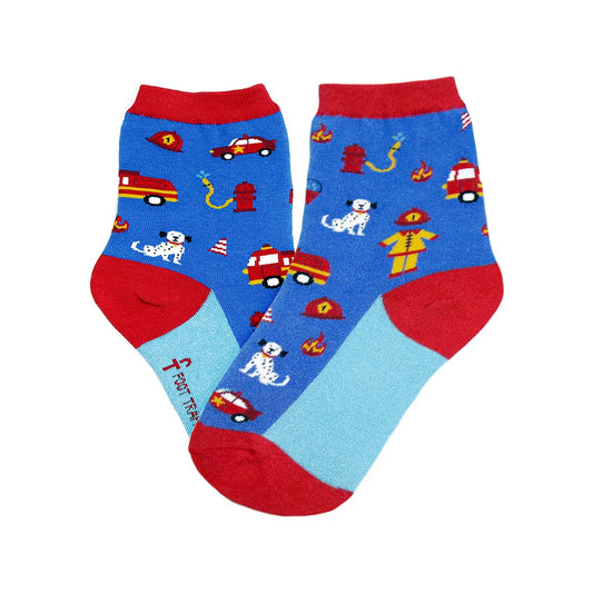 Children's Firetruck Socks