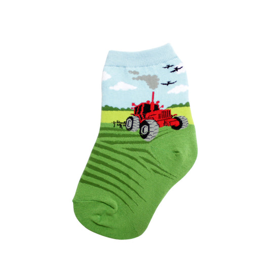 Children's Red Tractor Socks