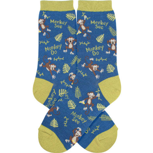 Monkey See Monkey Do Women's Socks