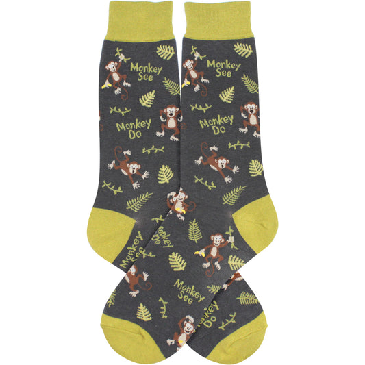 Men's Monkey See Monkey Do Socks