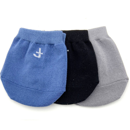 Solid Half Socks Three Pack