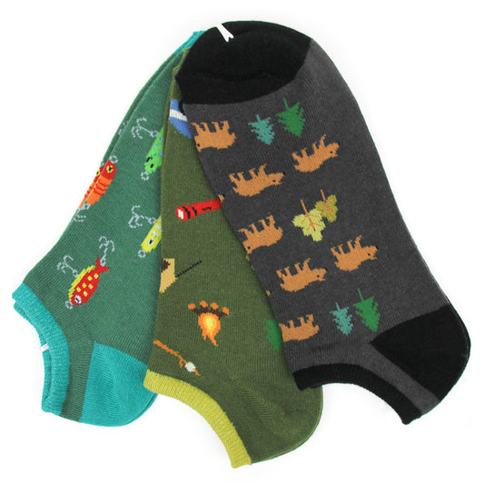 Men's Outdoor No Show 3 Pack