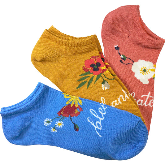 Blessings Women's No-Shows 3-Pair Pack