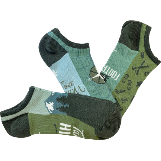 Get Outdoors Women's No-Shows 3-Pair Pack