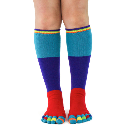 Colorblock Toe Socks