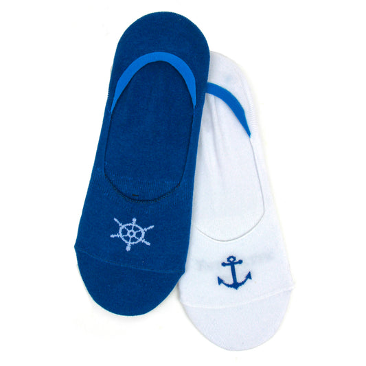 Nautical Low Cut Liner 2 Pack