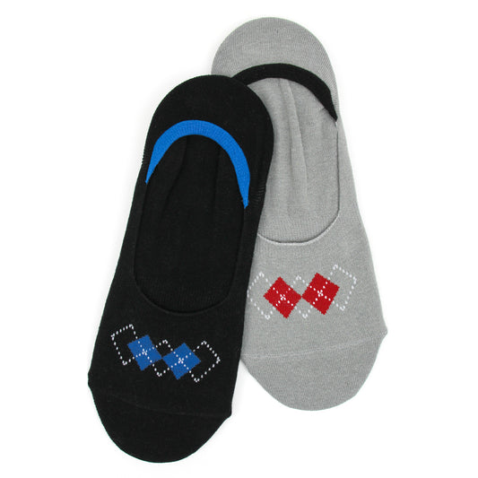 Men's Argyle Low Cut Liner 2 Pack