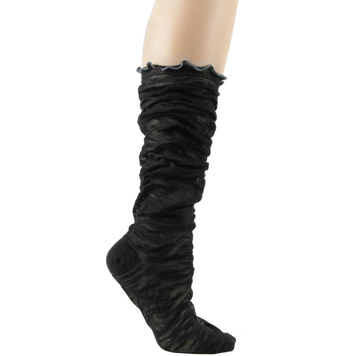 Fine Cotton Slouch Socks