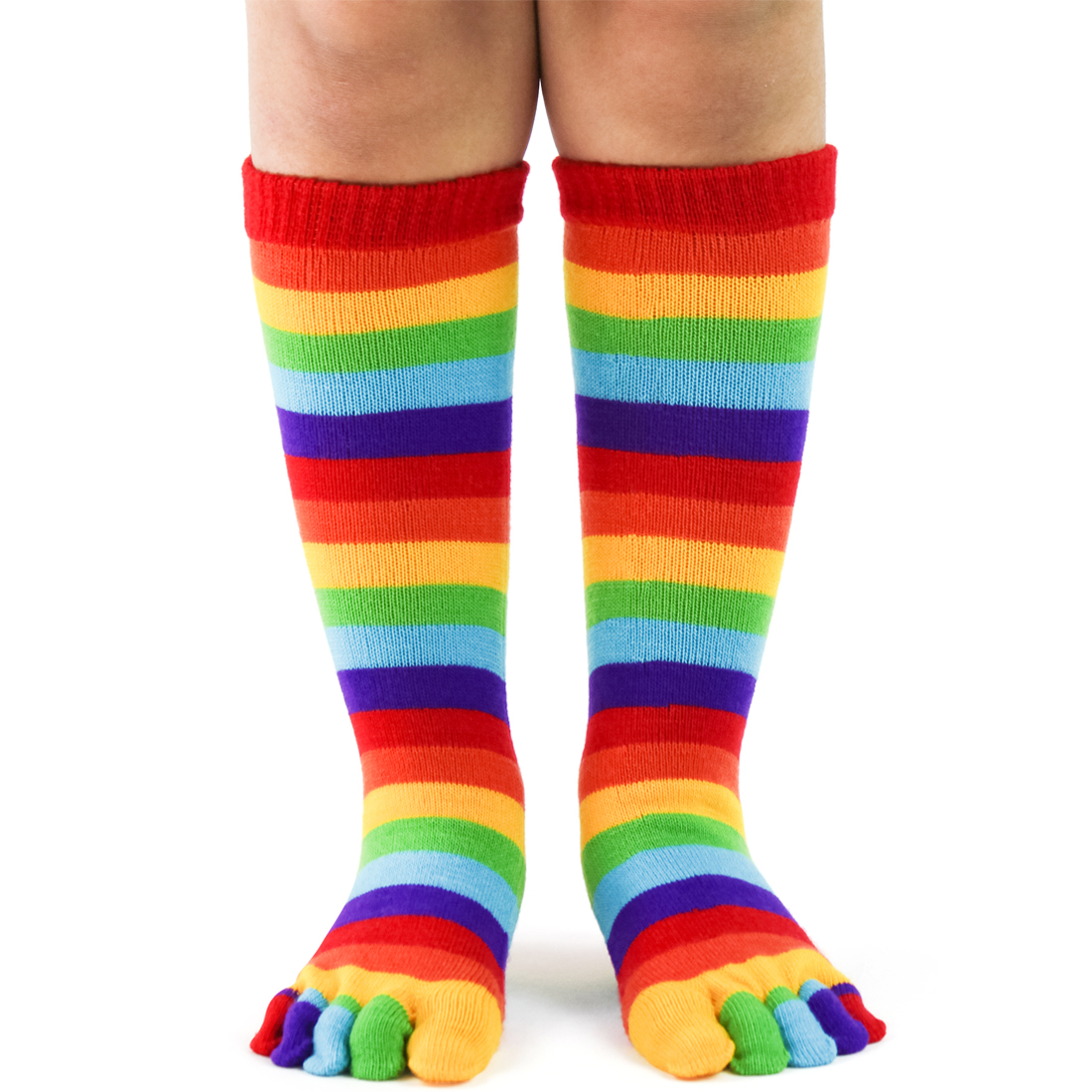 Kids Rainbow Toe Socks, Kids Toe Socks: Foot Traffic