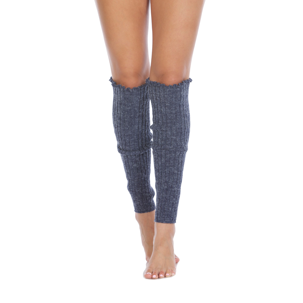 Warm & Long Footless Thigh-Highs Foot Traffic Womens Cable-Knit Leg Warmers 