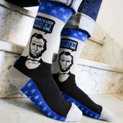 Men's Abe Lincoln Socks lifestyle