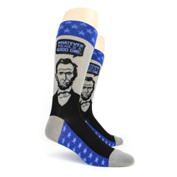 Men's Abe Lincoln Socks sidefront