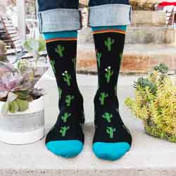 Men's Cactus Socks lifestyle