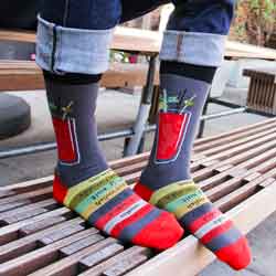 Men's Bloody Mary Socks lifestyle