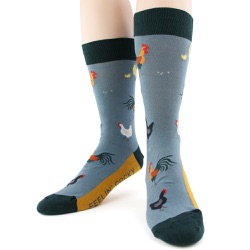 Men's Rooster Socks front