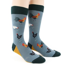 Men's Rooster Socks sidefront
