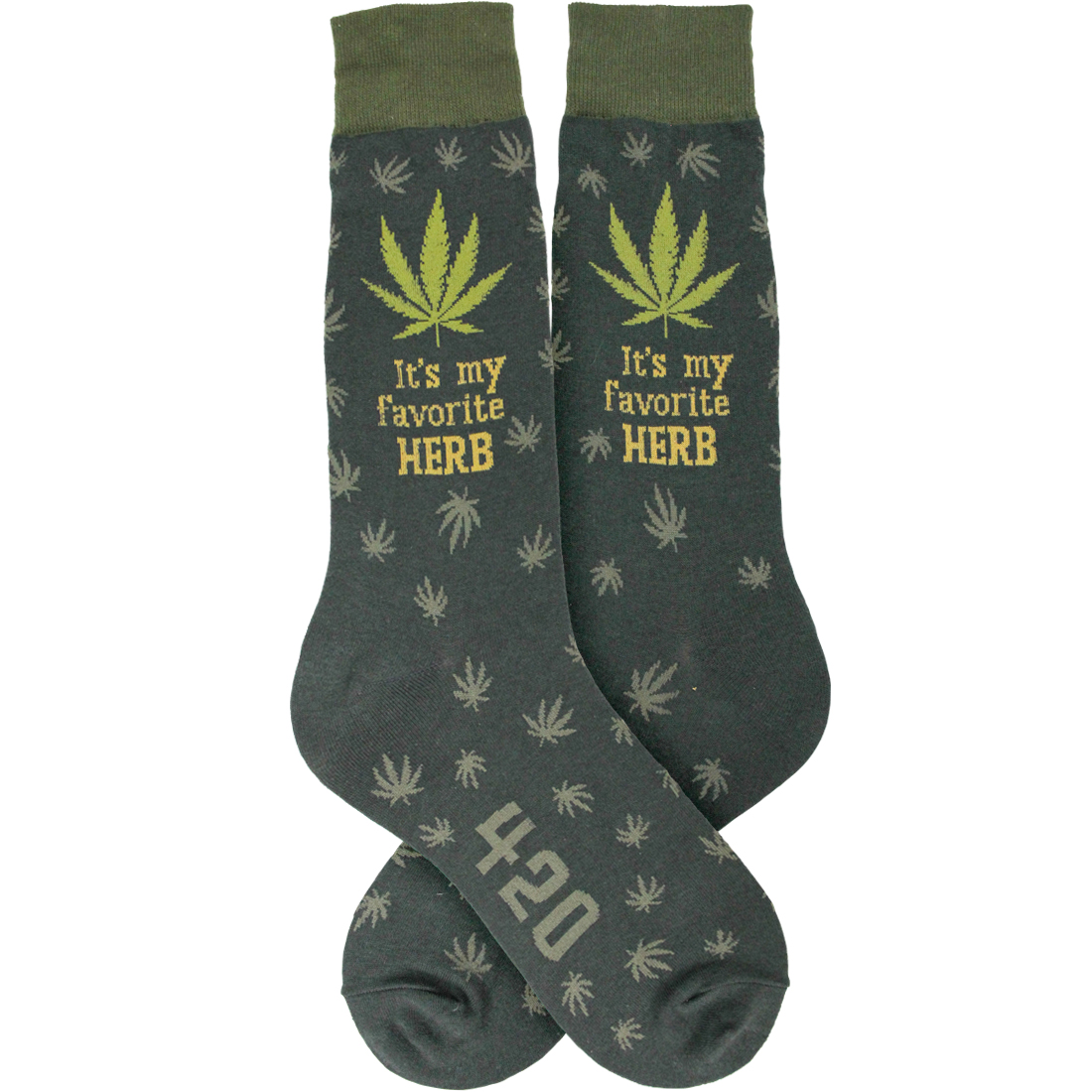 Funny Novelty Marijuana Socks for Men | Foot Traffic