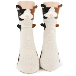 Youth Calico Cat 3D Socks