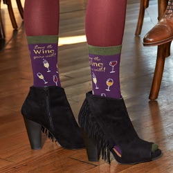 Love the Wine You're With Women's Socks