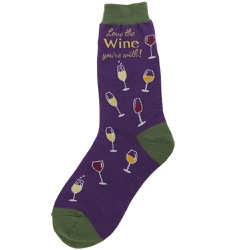Love the Wine You're With Women's Socks