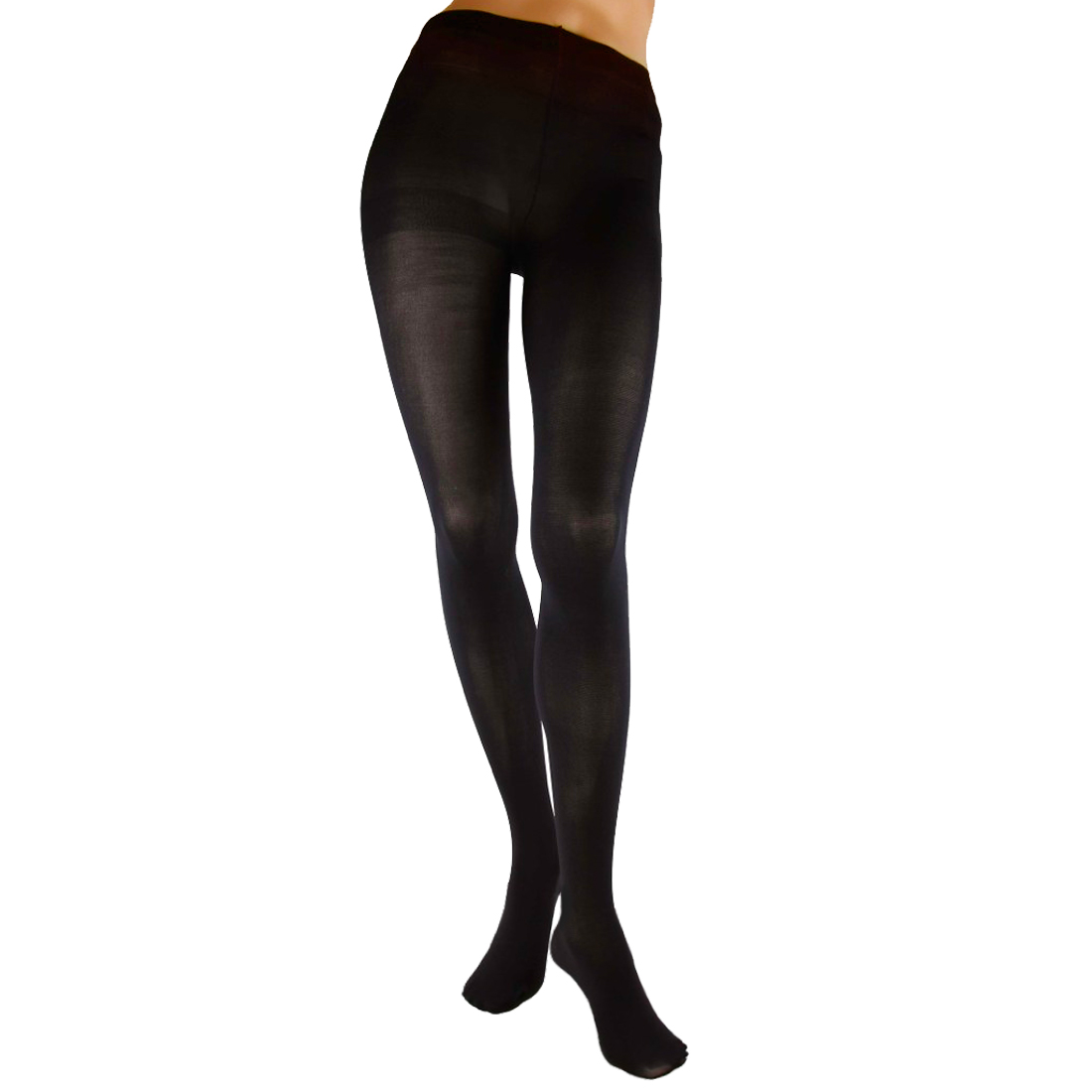 Ivory Microfiber Ankle Length Footless Tights Style# 1025